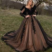 Sexy Black Prom Dresses Custom Made Floor Length Appliques Evening Dress Fromal Party Gowns vestidos de fiesta de noche 2024 - buy cheap