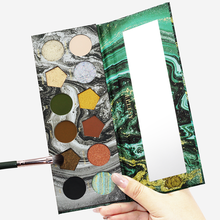 Ellesy paleta de sombra de olho, à prova d'água, 12 cores, glitter, nude, matte, cosméticos, maquiagem, conjuntos bursh 2024 - compre barato