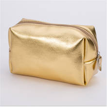 Women Cosmetic Bag Pink Gold Makeup Bag Zipper Make Up Handbag Organizer Storage Case Pouches Toiletry Wash Beauty Box 2024 - buy cheap