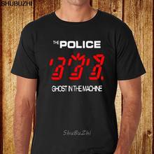 Мужская летняя футболка с круглым вырезом и принтом «полиция», «Призрак в машине», рок-группа, размеры, sbz3473 2024 - купить недорого