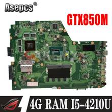X751LK Main board X751LK GTX850M i5-4210 CPU 4GB RAM Mainboard REV 2.0 For Asus X751LK X751LKB X751L A751L Laptop motherboard 2024 - buy cheap
