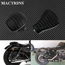 Motorcycle Front Driver Leather Pillow Solo Seat Cushion & Passenger Rear Seat Pad Pillow For Harley Sportster 72 XL1200V 10-15 2024 - buy cheap