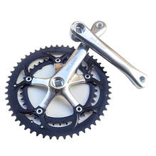 mi.Xim Bike Crankset 39-53T 6-10 Speed Double Chainring 130BCD 165mm Crankarms Cycle Fixed Gear Left Right Crankarms Cassettes 2024 - buy cheap