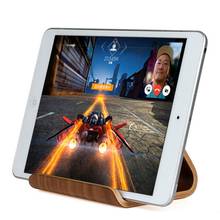 Alta qualidade tablet titular mesa suporte de celular universal suporte do telefone móvel madeira walnut birch suporte para iphone 11 ipad 2024 - compre barato