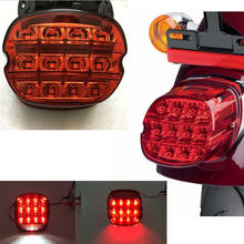 12v Red Tail light For Harley Motorcycle Laydown LED Tail Lamp For Sportster 1200 Low XL1200L Road King Softail Dyna 2024 - buy cheap