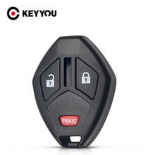 KEYYYOU-Reemplazo de 2 + 1, 3 botones para Mitsubishi Lancer Outlander Endeavor Galant, carcasa de llave, funda remota Fob sin cuchilla 2024 - compra barato