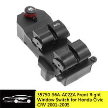 35750-S6A-A02ZA Front Right Drive Side Electric Master Window Lifter Switch Button for Honda Civic CRV 2001-2005 35750-S5A-A02ZA 2024 - buy cheap