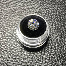 Moissanite solta 1.5 quilate 7.5mm, pedra ef cor, excelente corte brilhante, clareza, vvs1, forma redonda 2024 - compre barato