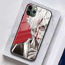 Sakata-funda de silicona de cristal templado Gintoki Gintama para iPhone SE, 6s, 7, 8 Plus, X, XR, XS, 11 Pro Max 2024 - compra barato
