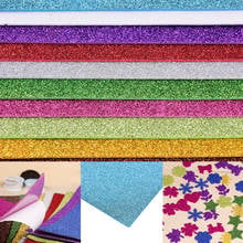 10pcs EVA Foam Paper DIY Paper Craft Scrapbooking Paper Origami Colored Decor Flash Thick Sponge Paper With Rubber Powder 2024 - buy cheap