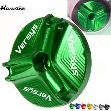 Tampa para tanque de combustível de motocicleta, m20 * 2.5 copo de óleo de motor e gasolina para kawasaki versys 650cc versys1000 2015 2016 2017 2018 2019 2014 2024 - compre barato