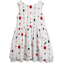 New Baby Princess Dress Dot Kids Dresses for Girls V Back  Children Sundress Teen Summer Clothes Baby Girl Clothing,#5116 2024 - buy cheap