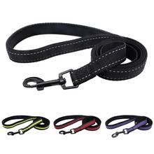 Big Dog Leash Double Hand Traction Rope Large Dog Collar Nylon Belt With Reflective Strengthen Traction Harness 2024 - buy cheap