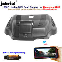 Jabriel-câmera automotiva, wifi, 1080p, sistema android e ios, câmera oculta para mercedes benz a200, w176, 2018, 2019, 2020 2024 - compre barato