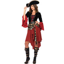 Halloween Sexy Adult Caribbean Jack Sparrow Pirate costume Purim Carnival Party Horror Vampire Pirate Fancy Dress Plus XXXL 2024 - buy cheap