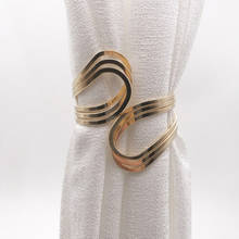 Cuerda de Metal para cortina, hebilla creativa de aleación de lujo, accesorios de vendaje, Clip de cortina, nudo de estilo europeo 2024 - compra barato