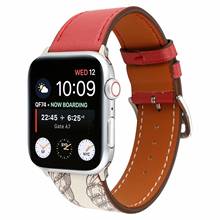 38mm 40mm Genuine Leather Loop for Apple Watch Band 42mm 44mm Single Tour Strap for iWatch Series 7 6 5 4 3 2 1 41mm 45mm Correa 2024 - buy cheap