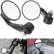 Motorcycle Mirror CNC 7/8" Handle Bar End Rearview Mirrors White mirror for KAWASAKI Z750 Z800 Z900 Z1000 ER-6N ER-6F NINJA 2024 - compre barato