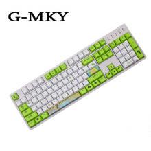 G-MKY Lemon Keycap Cherry ProfileThick PBT Keycaps Dye-Sublimation KEYCAP  MX Switch Mechanical Keyboard Keycap 2024 - buy cheap