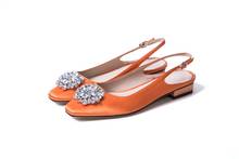 Zapatos de tacón alto para mujer, calzado con hebilla de cristal, talla grande 9, 10, 11, 12 2024 - compra barato