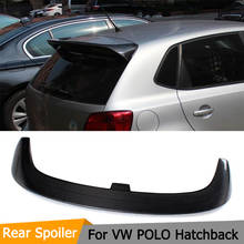 Carbon Fiber Rear Trunk Roof Spoiler Wing For Volkswagon VW Polo 2013-2017 Rear Roof Boot Lip Wing Spoiler 2024 - buy cheap