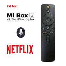 Пульт дистанционного управления для ТВ-приставки Xiaomi Mi TV Box MDZ-22-AB, XMRM-006, Bluetooth, голосовое управление 2024 - купить недорого