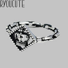 Boho Vintage Silver Color  Crown Rings for Women Lover Finger Ring Valentines Day Gifts 2024 - buy cheap