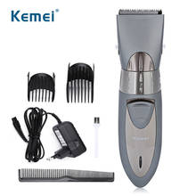 Kemei Cordless Hair Clipper Electric Waterproof Men Cutting Machine With Limit Combs Adjustable Shaver Stainless Steel Blade 42D 2024 - buy cheap