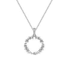 Pedaços de gelo de faísca colar & pingente se encaixa encantos europeus originais colar de prata esterlina para a mulher diy moda jóias 2024 - compre barato