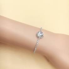 Hot selling new simple Rhinestone Bracelet exquisite large zircon fashion jewelry gifts for men and women 2024 - buy cheap