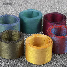 Kewgarden 40mm 25mm 10mm Discoloration Fabric Layering Cloth Ribbon Handmade Tape DIY Bowknot Hair Accessories Riband 10 Meters 2024 - купить недорого