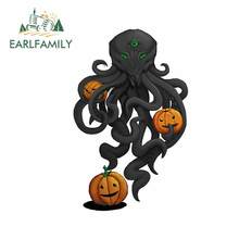 EARLFAMILY 13cm x 8.3cm for Cthulhu King of Pumpkins Occlusion Scratch Car Sticker Anime Windshield Decal Trunk Car Assessoires 2024 - buy cheap