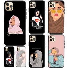 Islamic Muslim Hijabi Girls Case For iPhone 13 Pro Max 12 Mini X XR XS Max 7 8 Plus SE 2020 11 Pro Max Phone Cover 2024 - buy cheap