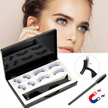3D Magnetic Eyelash Pure Handwork Ultra-thin Lightweight Reusable Fiber Eyelash For Natural Appearance Beauty Tools 2024 - buy cheap