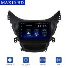 Rádio automotivo com gps, android 10.0, para hyundai elantra 2012, 2013, 2014, ips 9 polegadas, 4gb + 64gb, tda7850 2024 - compre barato