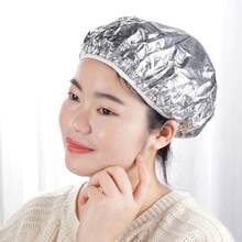 2Pcs Aluminum Foil Waterproof Ultra-thin Bath Hood Gold Silver Nourishing Dry Disposable Shower Cap Baking Oil Hair Cap for Hair 2024 - buy cheap