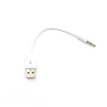 3,5 мм разъем AUX к USB 2,0 зарядное устройство Синхронизация данных аудио адаптер кабель для Apple IPod Shuffle 3rd 4th 5th 6th Gen MP3 MP4 шнур плеера 2024 - купить недорого