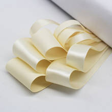5 Meter/Lot Ivory Grosgrain Ribbons Solid Color Satin Ribbon For Jewelry Making DIY Head wear Bows Decorative Sewing Accessories 2024 - buy cheap