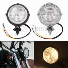 Motorcycle Metal Sheel Headlight For Harley Honda Yamaha Suzuki Kawasaki Chopper Bobber Cafe Racer Touring Custom Bike 2024 - buy cheap