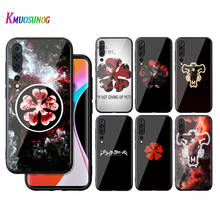 Funda de teléfono con logotipo de trébol negro de Anime para Xiaomi Mi Poco X3, NFC, M2, Note 10, 9T, 9, 8, Play Mix 3, F1 Lite, Ultra Pro, SE, 5G 2024 - compra barato