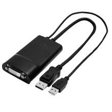 Cabo adaptador de exibição de entrada dupla, porta dp para dvi de link duplo para cabo adaptador de até 2560x1600 suportado 2024 - compre barato