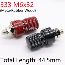 Metal 333 M6*32 Wire Binding Post Thread Screw Dia 6mm Lithium Battery Weld Inverter Clamp Power Supply Connect Terminal Splice 2024 - buy cheap