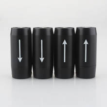 Calça de áudio hifi 4x, cabo rca para alto-falante, calça de alumínio 11mm a 2*7mm, bota com flecha 2024 - compre barato