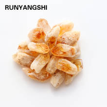 Runyangshi 50g/bag Natural Crystal Raw Healing Stone citrine Specimens Rough Collectibles Raw Gemstone Fish Tank Decoration 2024 - buy cheap