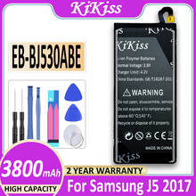 Бесплатный инструмент 3800 мА/ч, батарея для телефона Samsung Galaxy J5 Pro/ J5 2017 J530 J530F J530DS J530K J530L J530Y SM-J530F EB-BJ530ABE 2024 - купить недорого