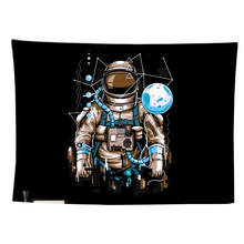 Психоделические гобелены спальня декоративный фон астронавт стены ткань tapiz Таро 2024 - купить недорого