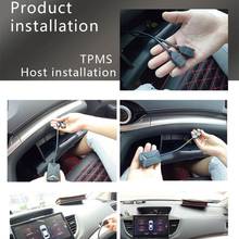 USB Android TPMS tire pressure monitor/navigation tire pressure monitoring alarm system/wireless transmission 4 External Sensors 2024 - buy cheap
