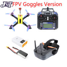 Jmt-drone com quatro hélices rtf 215, quadricóptero fpv, 215mm, com controle de voo f4, câmera fpv, vtx, controle remoto diy 2024 - compre barato