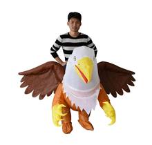 Griffon fantasia inflável para halloween cosplay, traje masculino adulto aves da águia, vestimenta para carnaval, festa, dramatização, mascote 2024 - compre barato