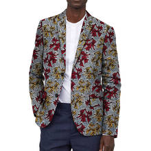 Nigerian Fashion Men's Suit Jackets African Party Garments Colorful Male Casual Blazers Customized 2024 - buy cheap